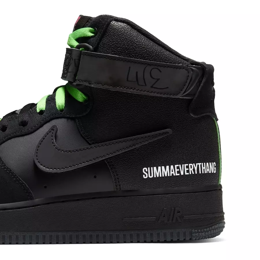 Lauren Halsey Nike Air Force 1 High CU3052-001 تاريخ الإصدار