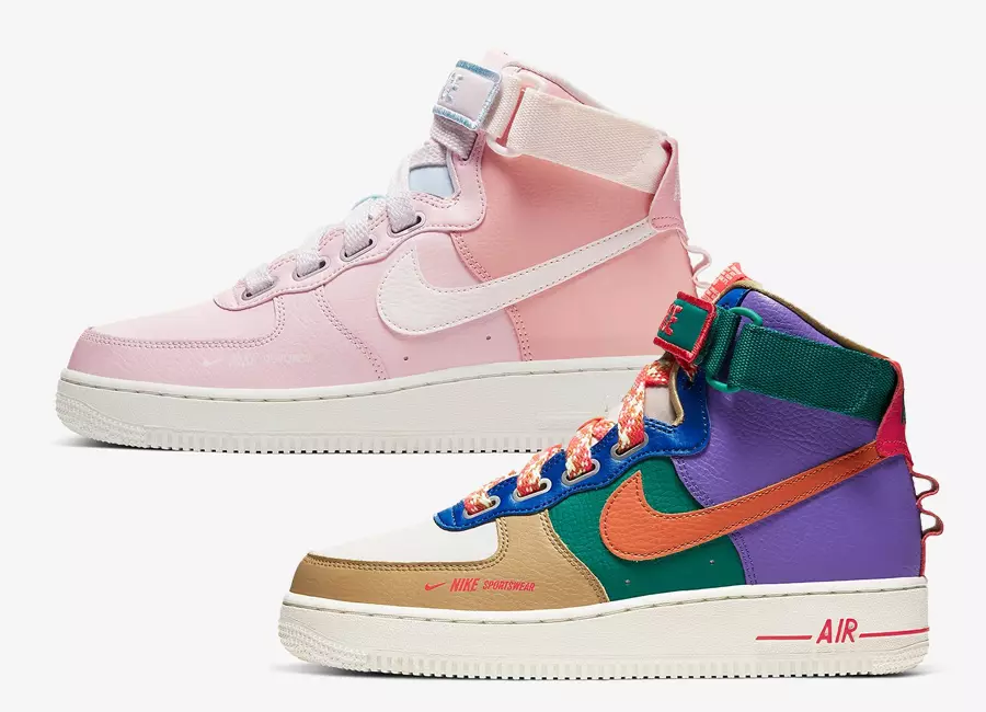 Nike Air Force 1 High Utility „Force is Female“ се прикажува во две бои