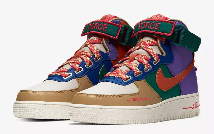 Fecha de lanzamiento de Nike Air Force 1 High Utility Force para mujer CQ4810-046