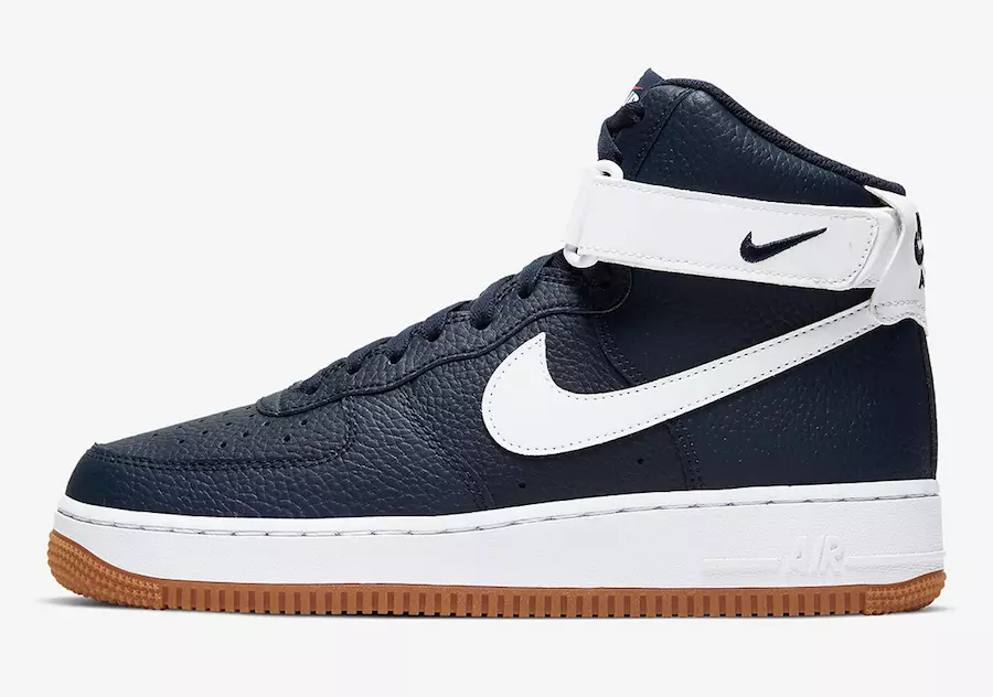 Дата выпуску Nike Air Force 1 High Obsidian Gum AT7653-400