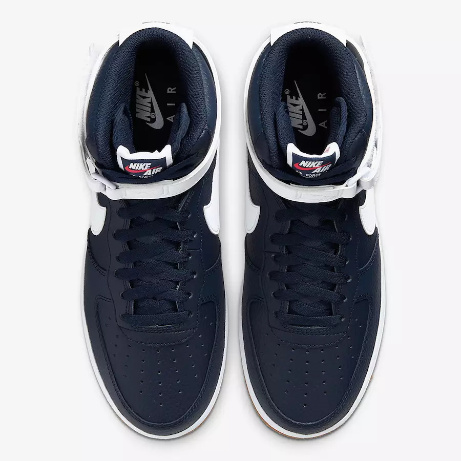 Nike Air Force 1 High Obsidian Gum AT7653-400 Дата на издаване