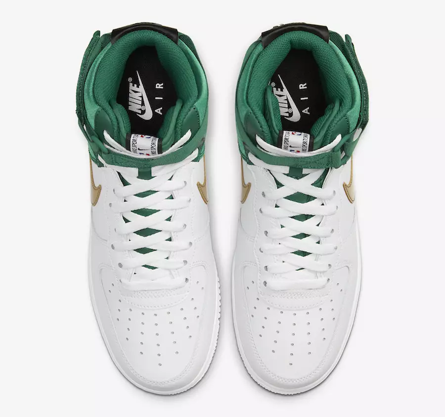 NBA Nike Air Force 1 High Celtics BQ4591-100 תאריך שחרור