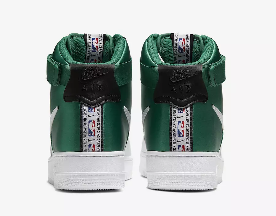 NBA Nike Air Force 1 High Celtics BQ4591-100 Megjelenési dátum