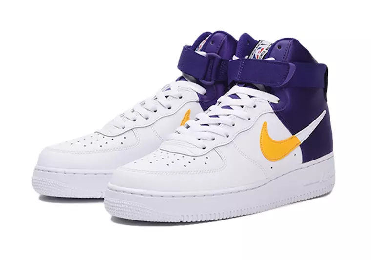 Nike Air Force 1 High NBA Lakers BQ4591-101 Julkaisupäivä