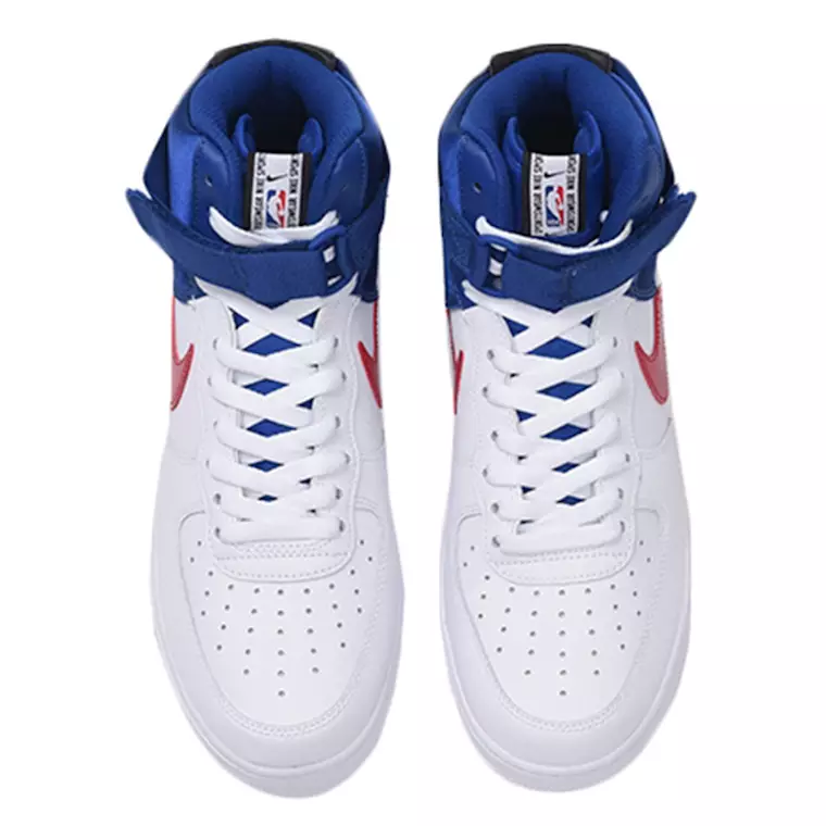 Nike Air Force 1 הויך נבאַ קליפּערז BQ4591-101 מעלדונג טאָג