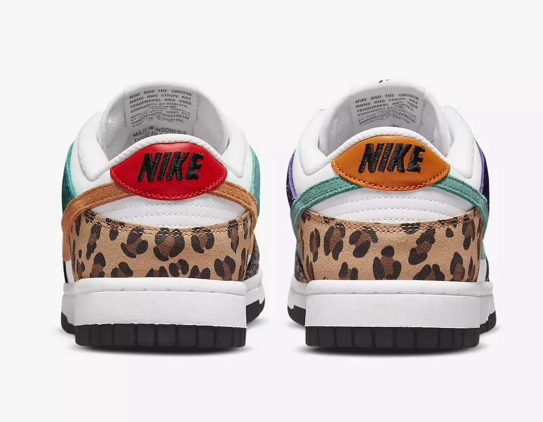 Дата выпуску Nike Dunk Low Animal Safari DN3866-100