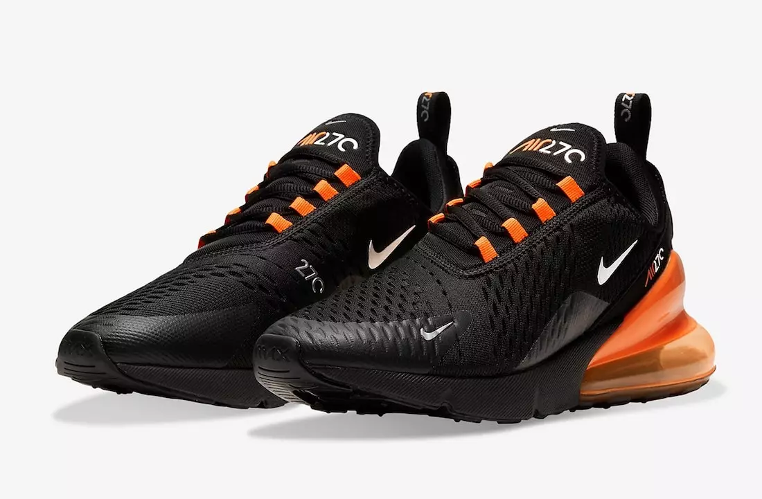 Nike Air Max 270 Qara Narıncı DC1938-001 Buraxılış Tarixi