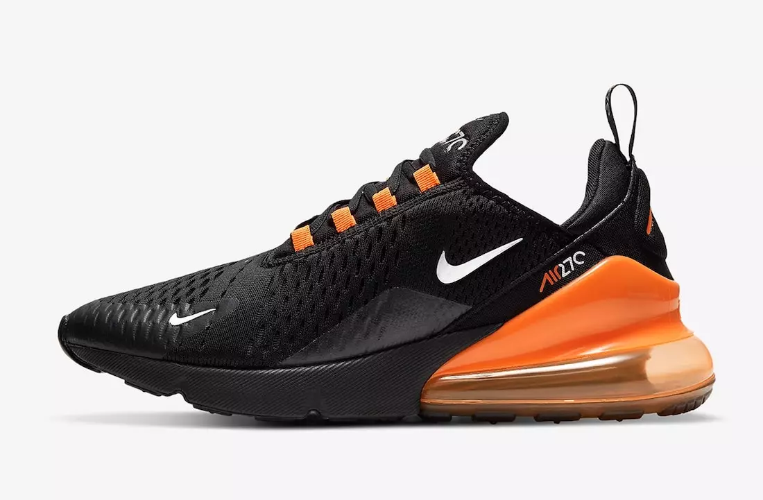 Nike Air Max 270 Black Orange DC1938-001 Datum izdavanja