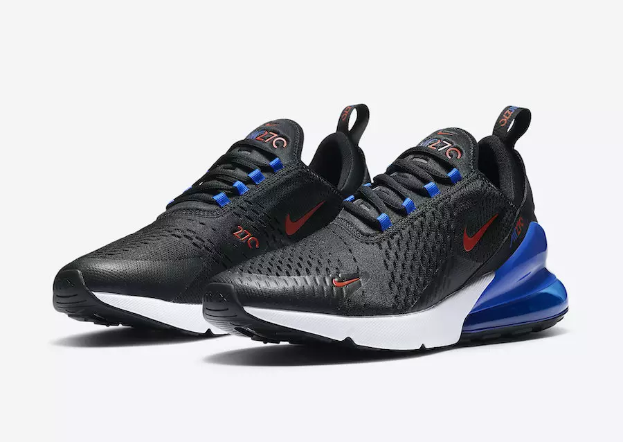 Nike Air Max 270 შავი ლურჯი DC0957-001 გამოშვების თარიღი