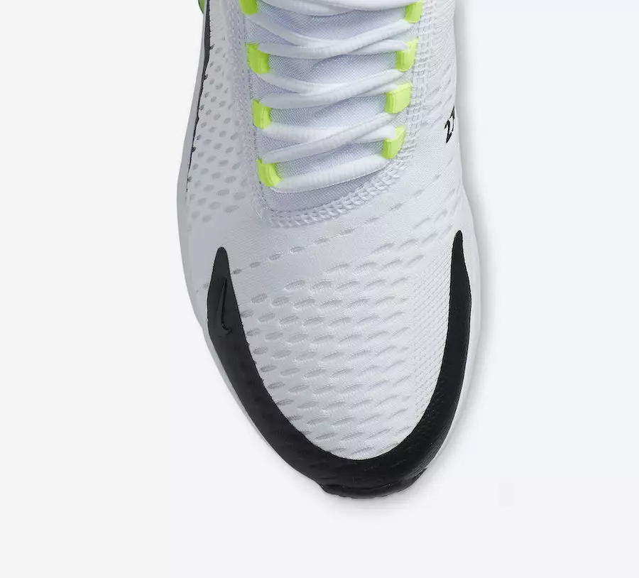 Nike Air Max 270 White Black Volt DC0957-100 Թողարկման ամսաթիվ