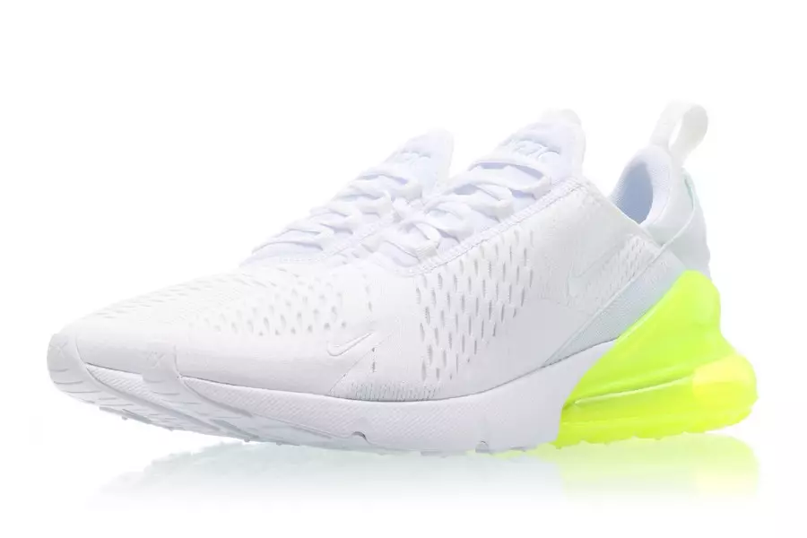 Nike Air Max 270 White Volt Heel AH8050-104