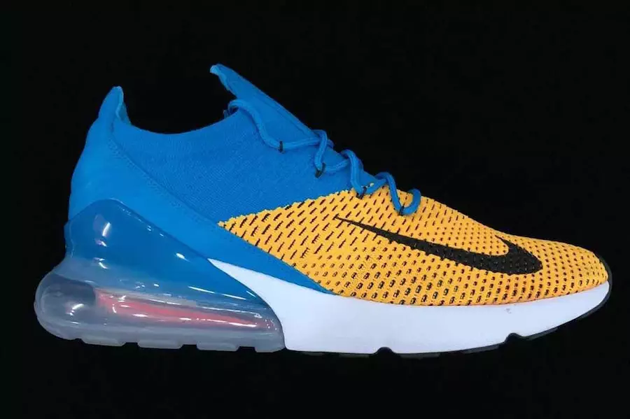 Nike Air Max 270 Flyknit tuleb peagi turule sinise ja kollasena