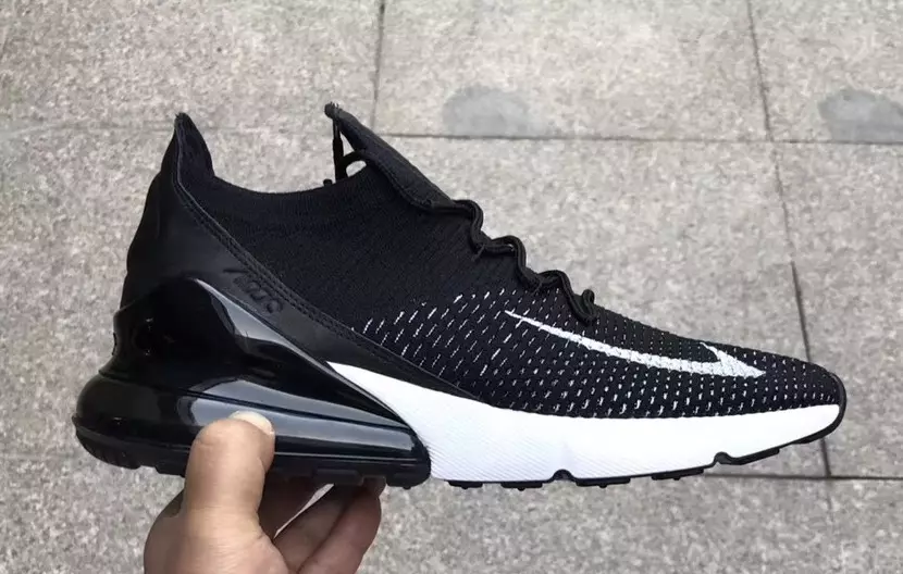 Nike Air Max 270 Flyknit Black White