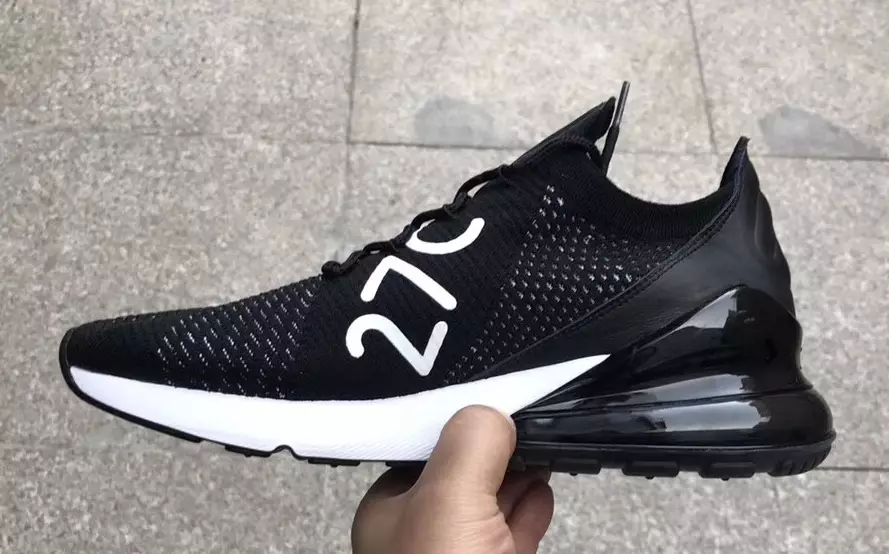 Nike Air Max 270 Flyknit შავი თეთრი