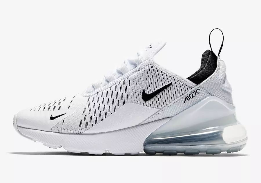 Nike Air Max 270 E bardhë E zezë AH6789-100