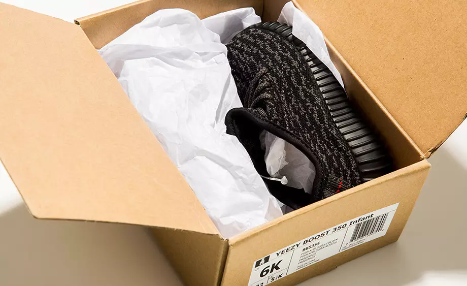 Baby Yeezy 350 Boost Piraat Zwart