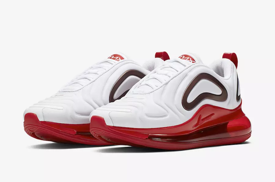 Nike Air Max 720 White Gym Red CD2047-100 Išleidimo data