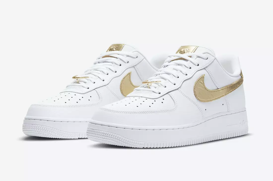 Датум на издавање на Nike Air Force 1 со ниско бело злато DC2181-100