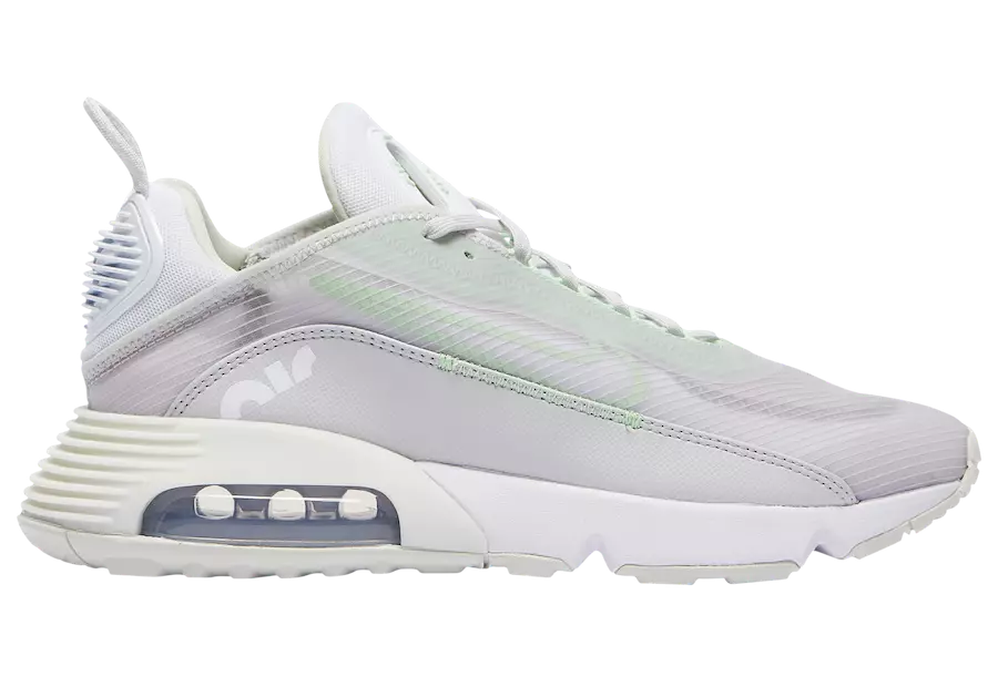 Date de sortie de la Nike Air Max 2090 Blanche Barely Volt CT1091-001