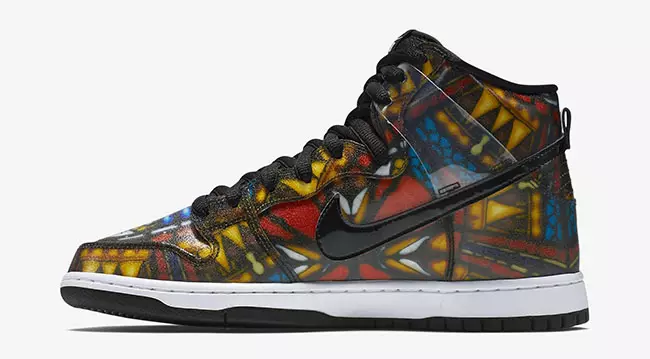 Концепции x Nike SB Dunk High Stained Glass Дата на издаване