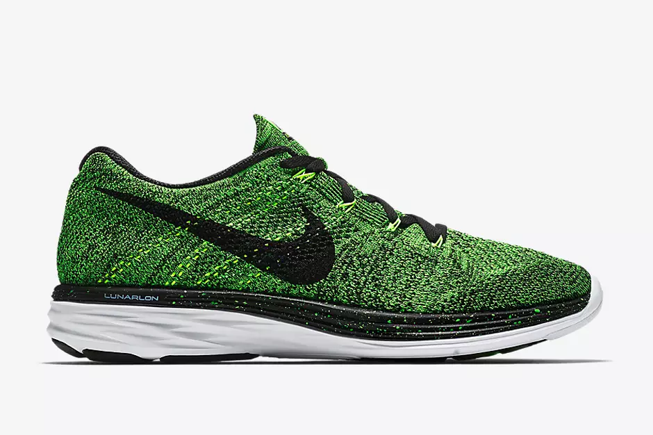 Nike Flyknit Lunar 3 elektriline roheline