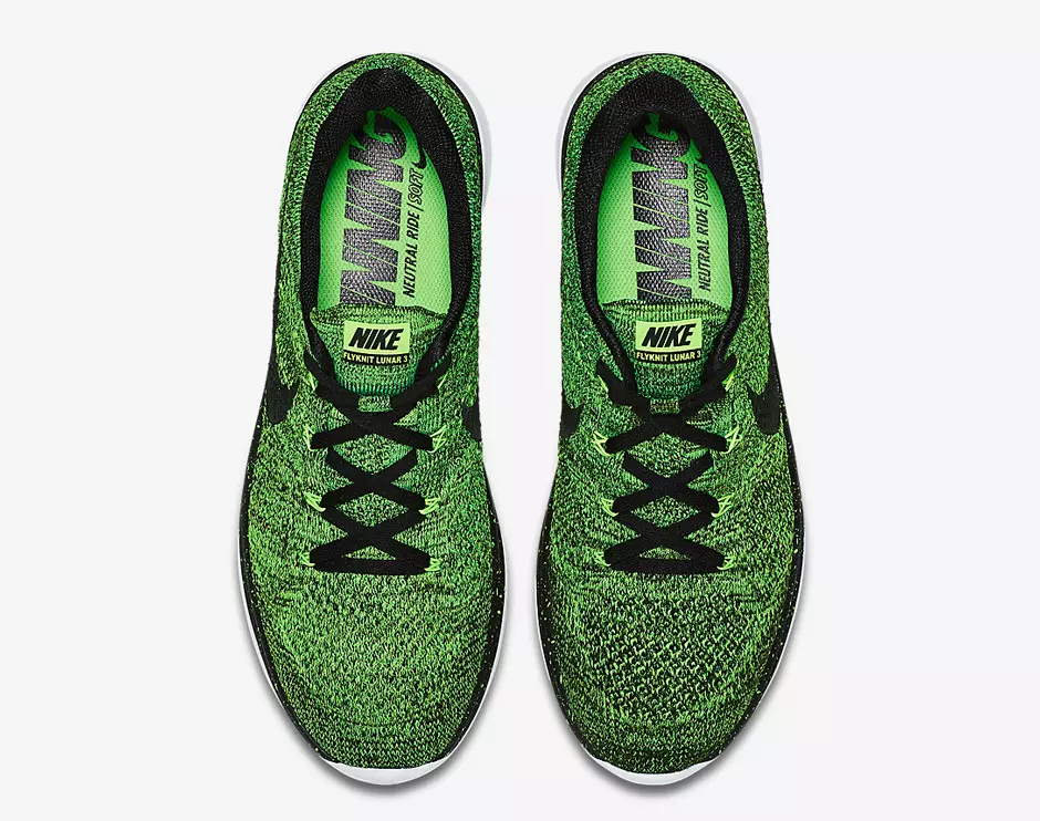 Nike Flyknit Lunar 3 Verde Elettrico