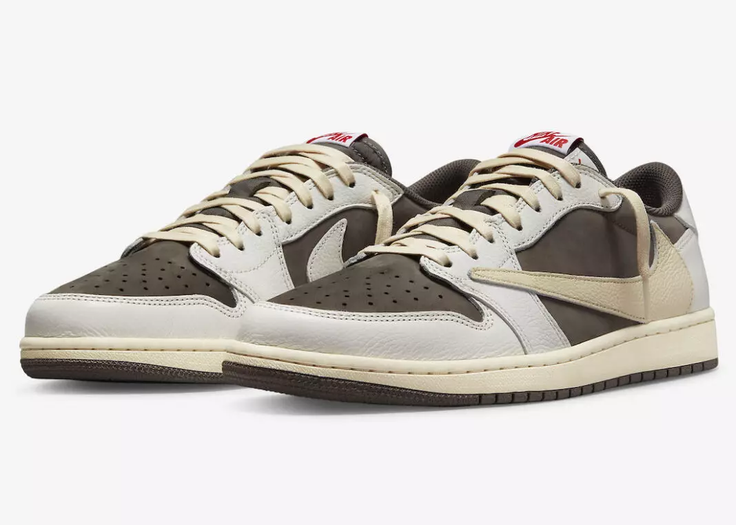 Travis Scott Air Jordan 1 Low OG Reverse Mocha DM7866-162 Санаи барориши