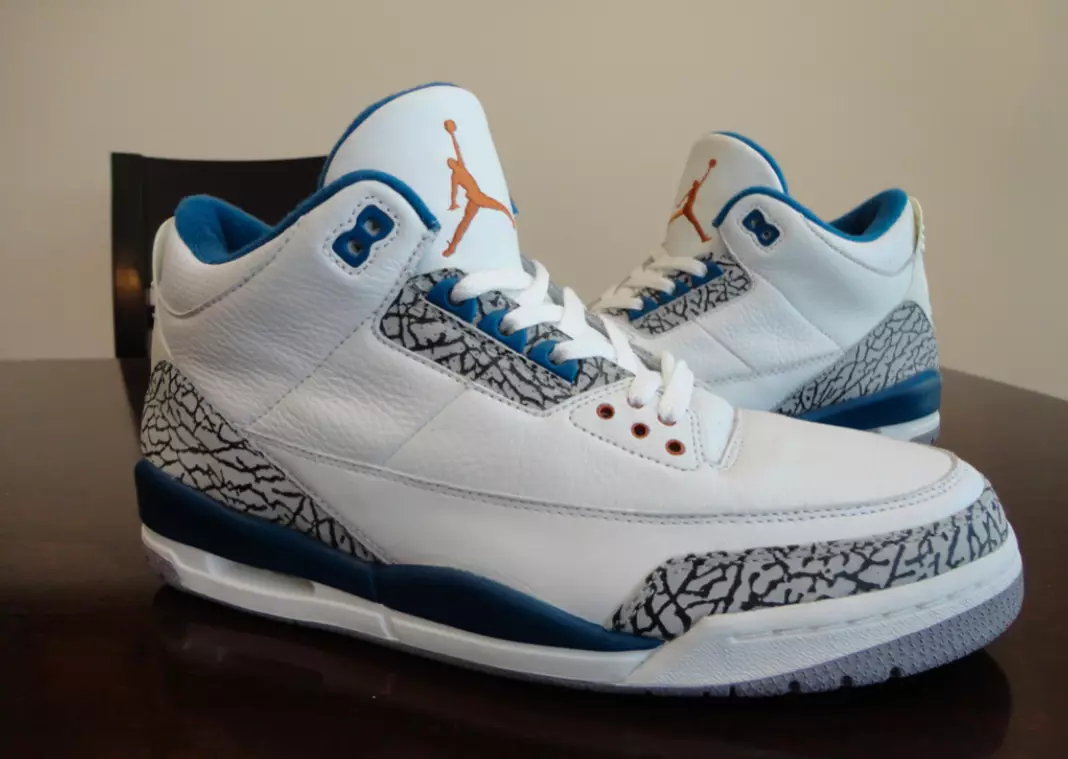 Air Jordan 3 Wizards PE True Blue CT8532-148 Megjelenés dátuma