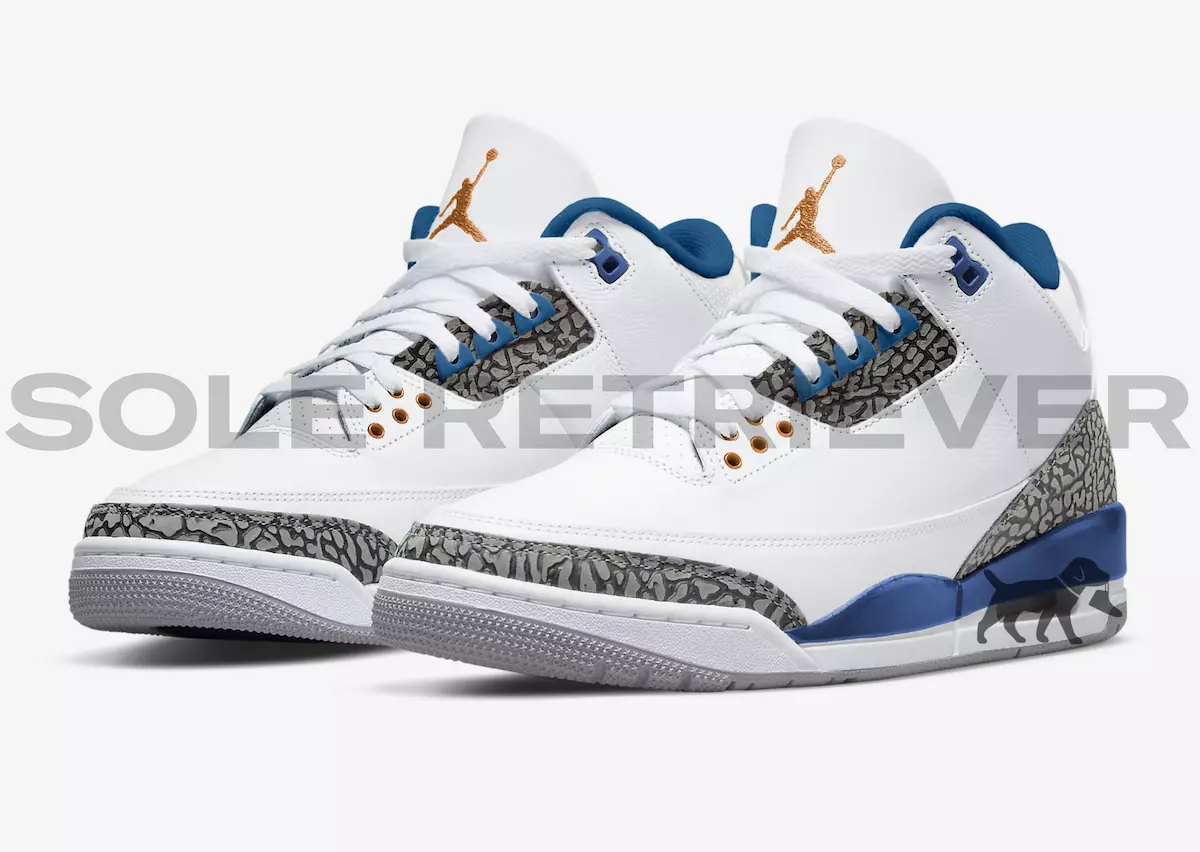 Air Jordan 3 Wizards True Blue CT8532-148 Julkaisupäivä