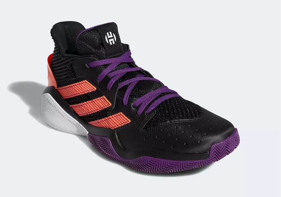 Adidas Harden Stepback Black Purple Coral EF9889 Išleidimo data