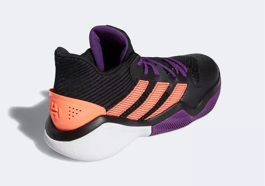 adidas Harden Stepback Black Purple Coral EF9889 תאריך יציאה