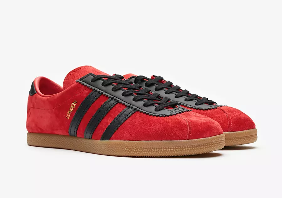 Adidas City Series julkaisee The Londonin Red Suede -värisenä