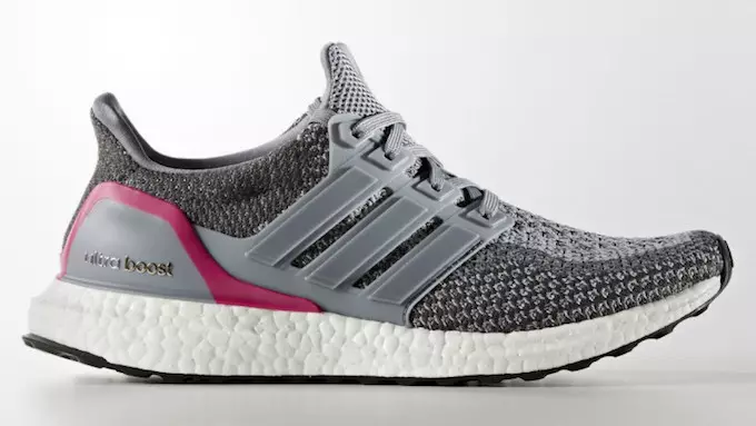 Adidas Ultra Boost pilka rožinė