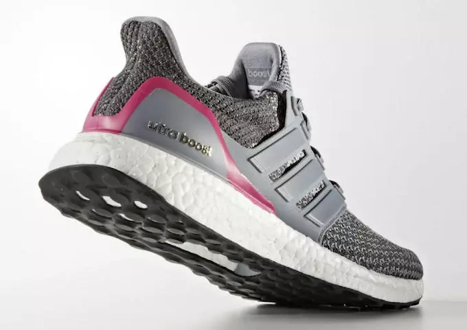 Adidas Ultra Boost pilka rožinė