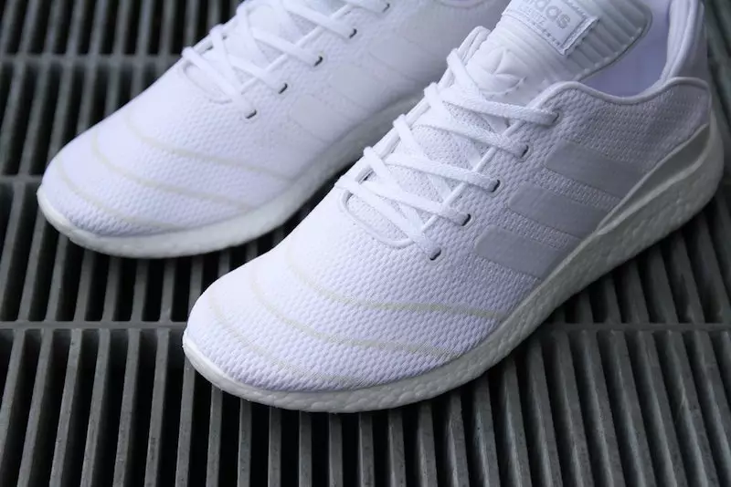 adidas Busenitz Pure Boost Primeknit Triple Blanche