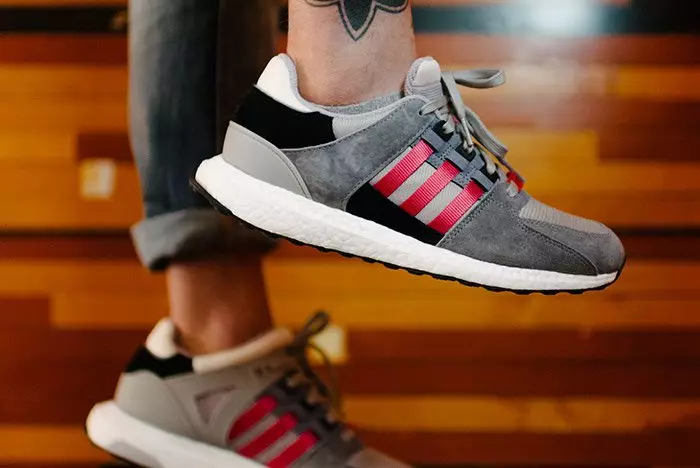 adidas EQT Support 93 16 Boost Gris Rouge