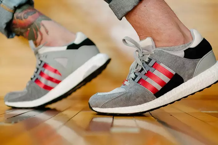 adidas EQT Support 93 16 Boost Gris Rouge