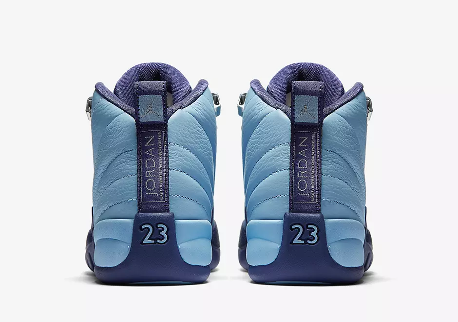 Air Jordan 12 GS Mor Toz Mavi Şapka