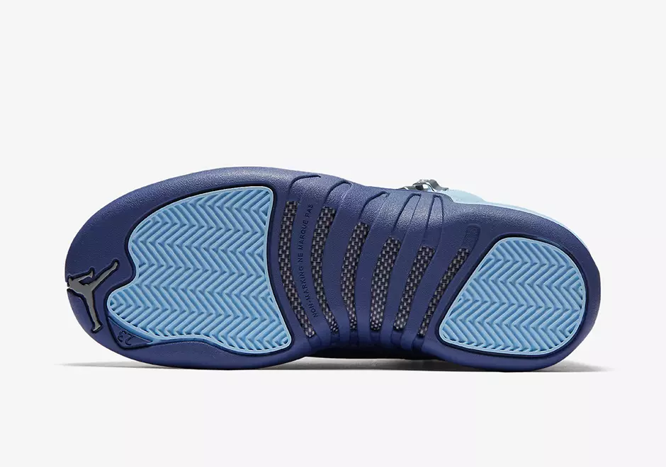 Air Jordan 12 GS Lilla Dust Blue Cap