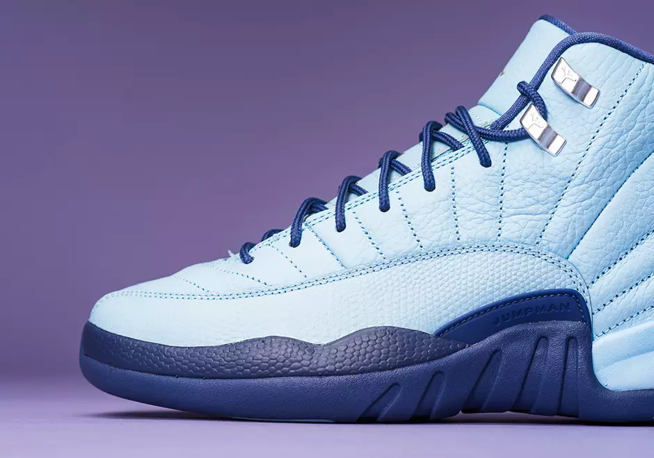 Air Jordan 12 Blue Cap Purple Dust