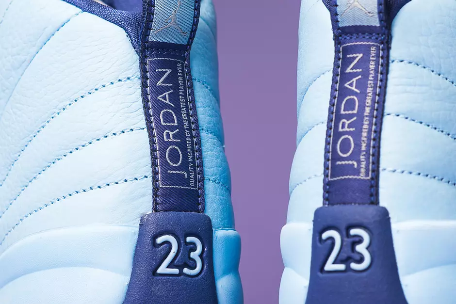 Air Jordan 12 Boné Azul Roxo Pó