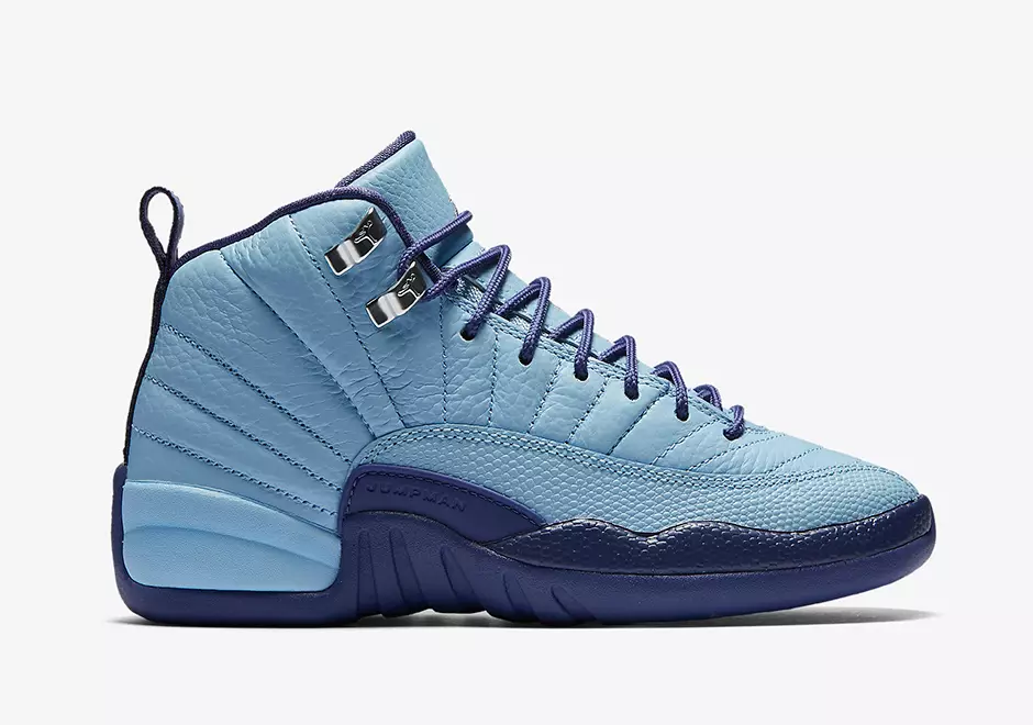 کلاهک آبی گرد و غبار بنفش Air Jordan 12 GS