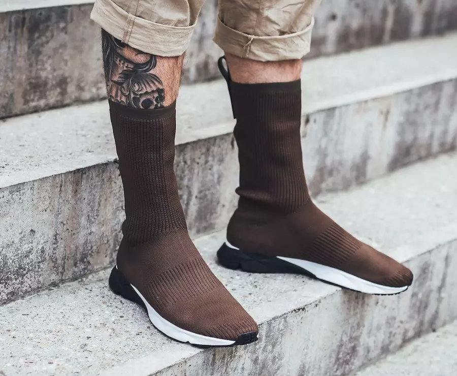 Reebok Sock Runner Ultra Knit Moss Brown