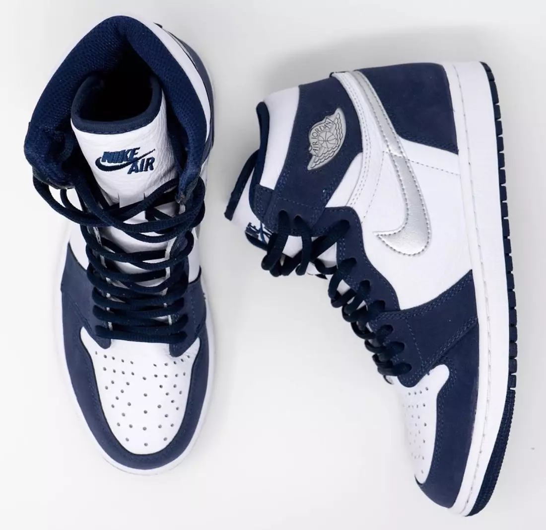 Air Jordan 1 Héich CO JP Japan Mëtternuecht Navy DC1788-100 Release Datum