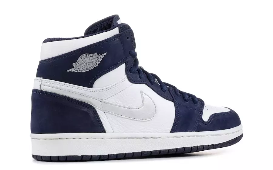 Air Jordan 1 Japan Midnight Navy Metallic Silver DC1788-100 ဖြန့်ချိသည့်ရက်စွဲ