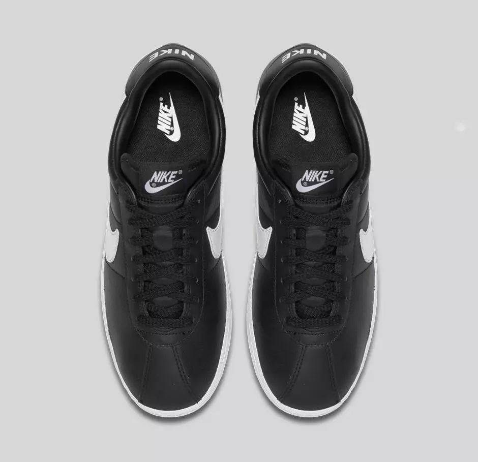 Nike Bruin Cuero Negro Blanco