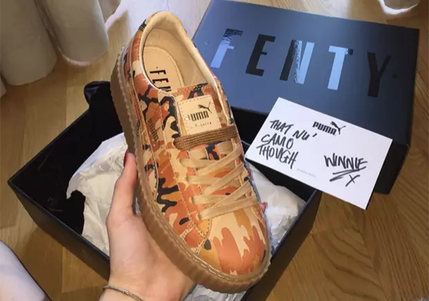 Rihanna er með þrjá PUMA Creepers að gefa út í felulitum