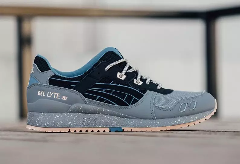 ASICS Gel Lyte III Цайвар Саарал Хар Цэнхэр Нүцгэн