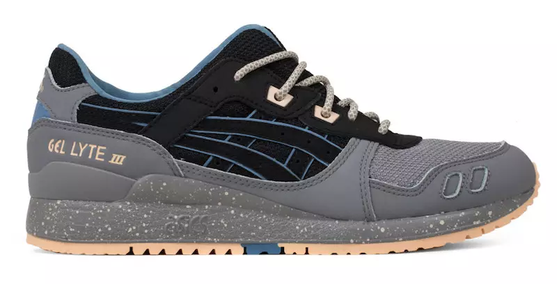 ASICS Gel Lyte III Ашық сұр қара көк жалаңаш