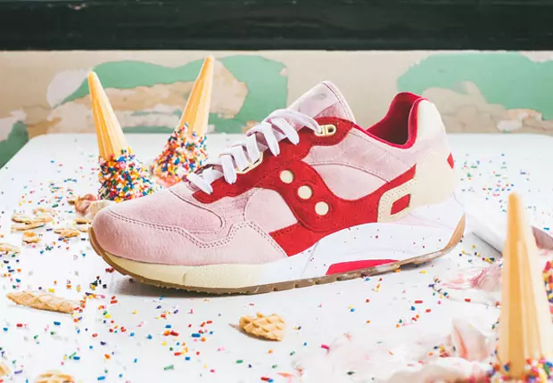 Saucony G9 Shadow 5 Scoops Vanilja-mansikka